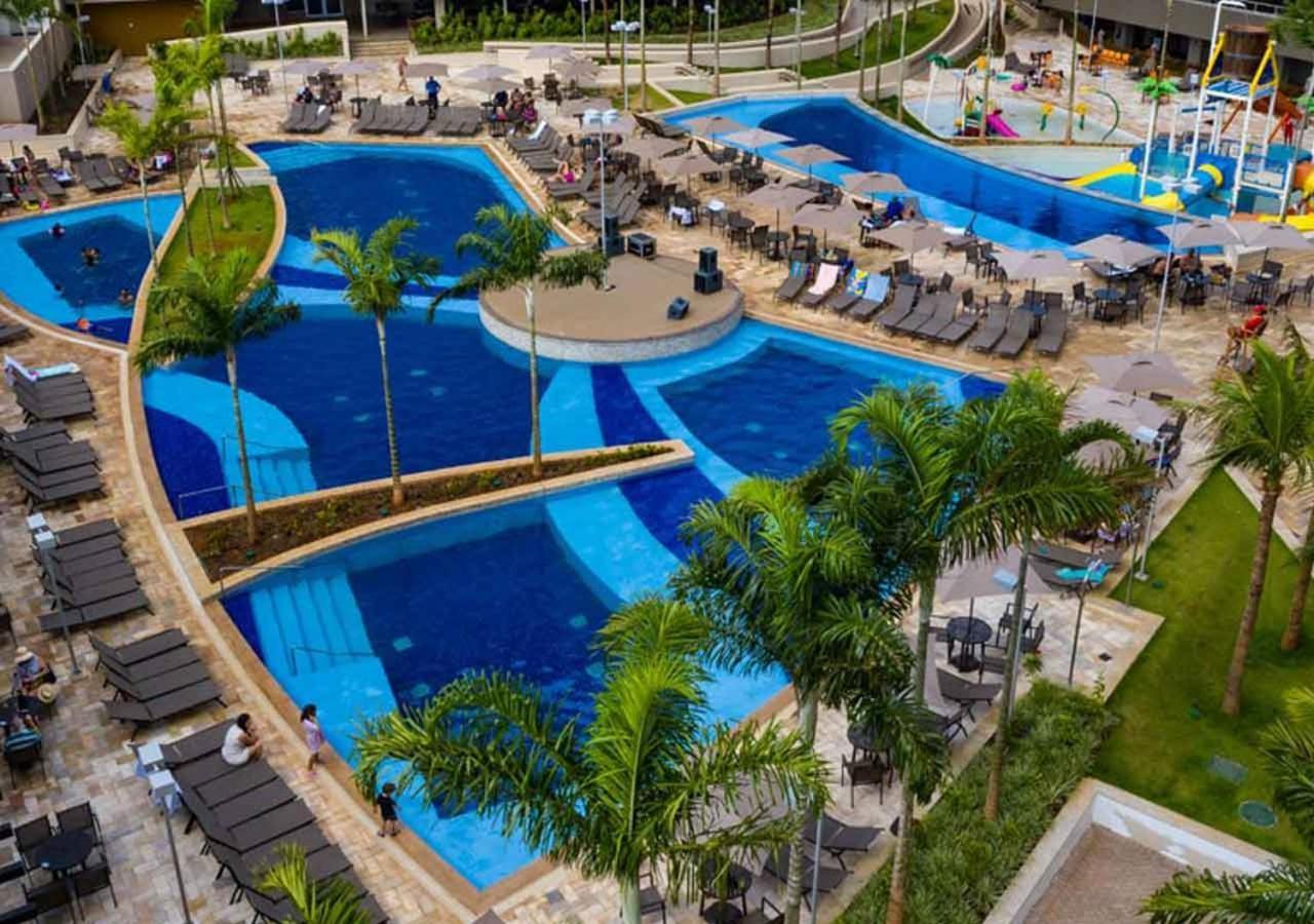 Enjoy Solar Das Aguas Park Resort Олимпия Экстерьер фото Aerial view of the resort